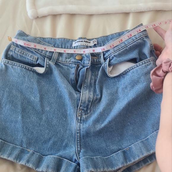 American apparel jean shorts size 30 - Picture 2 of 4